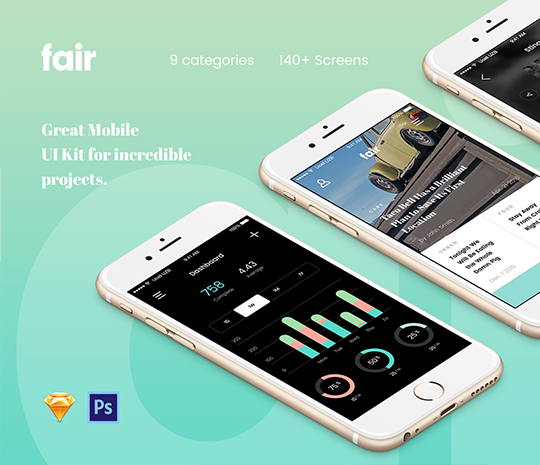Fair Mobile UI Kit