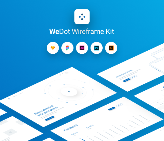 WeDot Wireframe UI Kit