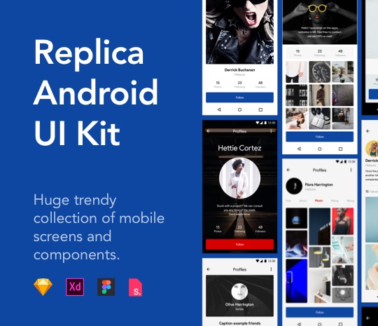 Replica Android UI Kit