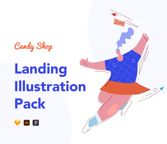 Candy Shop Illustrations